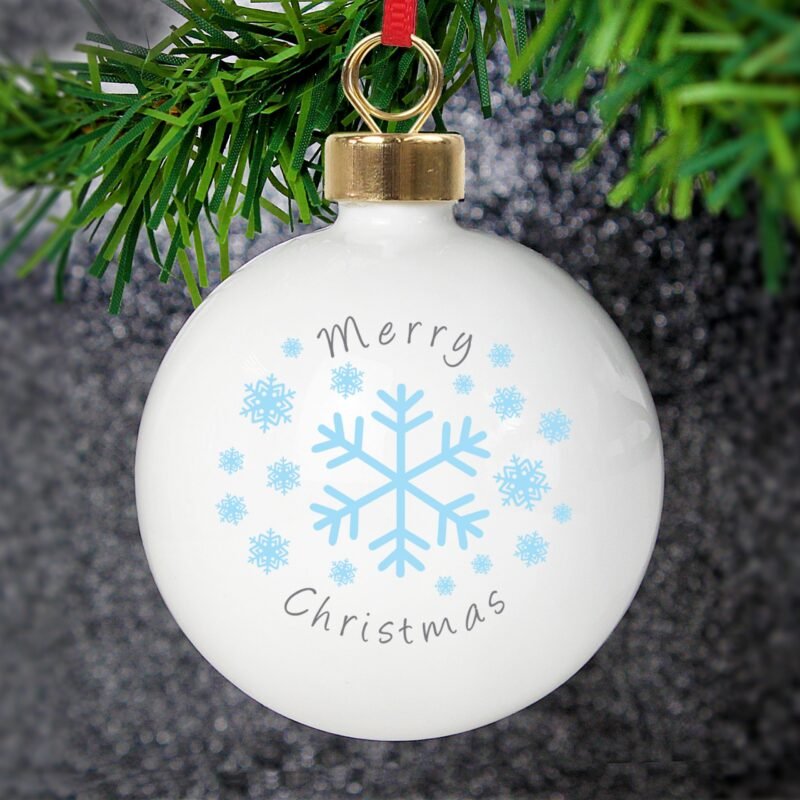 Personalised Snowflakes Bauble - Image 7