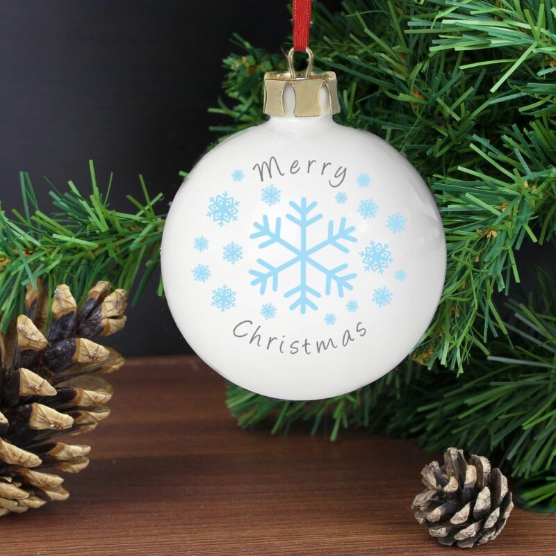 Personalised Snowflakes Bauble - Image 6