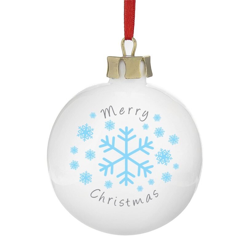 Personalised Snowflakes Bauble - Image 3