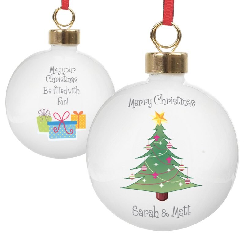 Personalised Christmas Tree Bauble - Image 4
