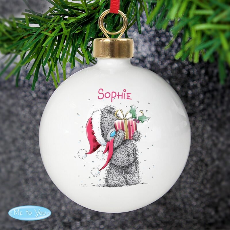 Personalised Me To You Christmas Bauble - Image 4
