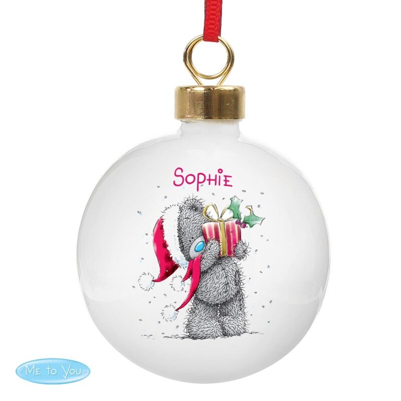 Personalised Me To You Christmas Bauble - Image 2