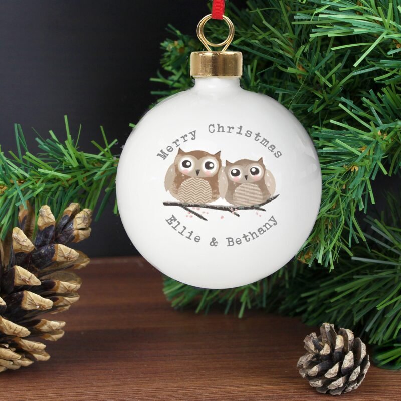 Personalised Woodland Owl Bauble - Image 6