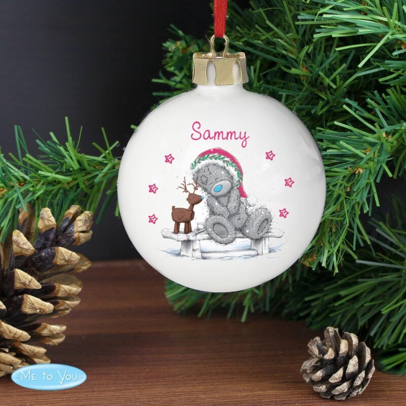 Personalised Me To You Reindeer Bauble - Image 7