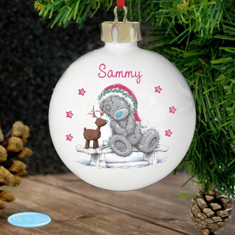 Personalised Me To You Reindeer Bauble - Image 5