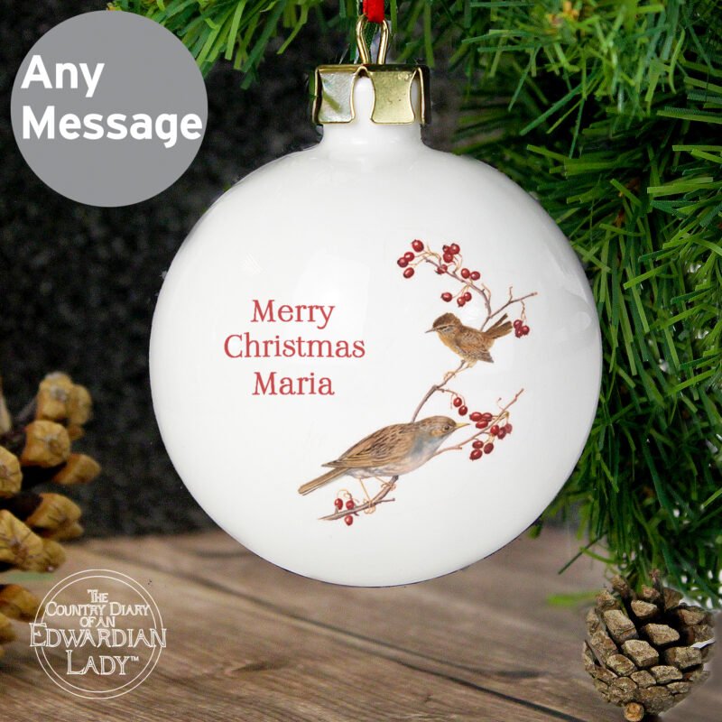 Personalised Country Diary Midwinter Bauble - Image 6