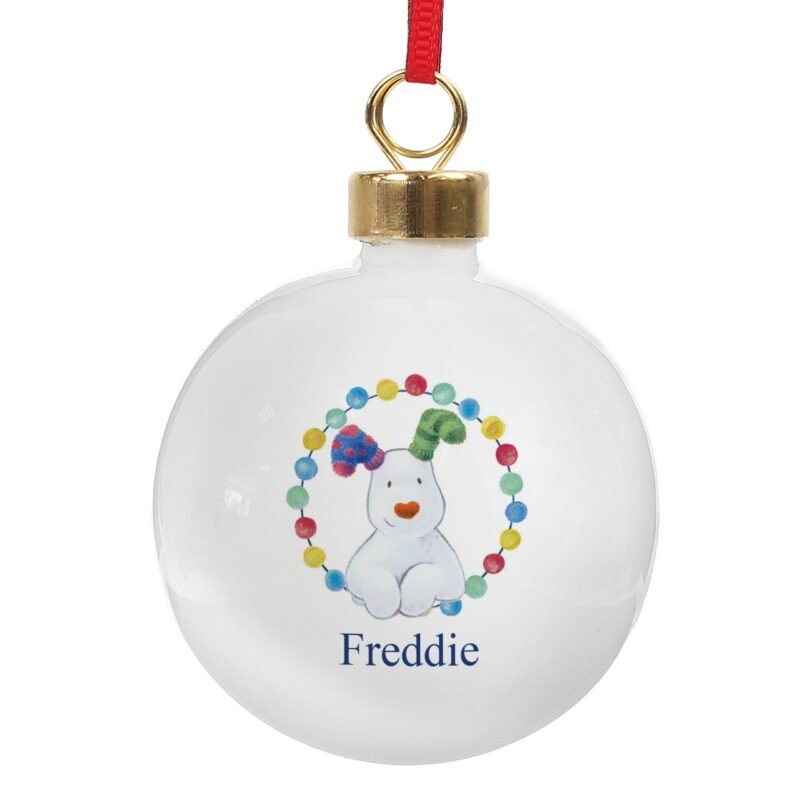 Personalised The Snowdog Bauble - Image 9