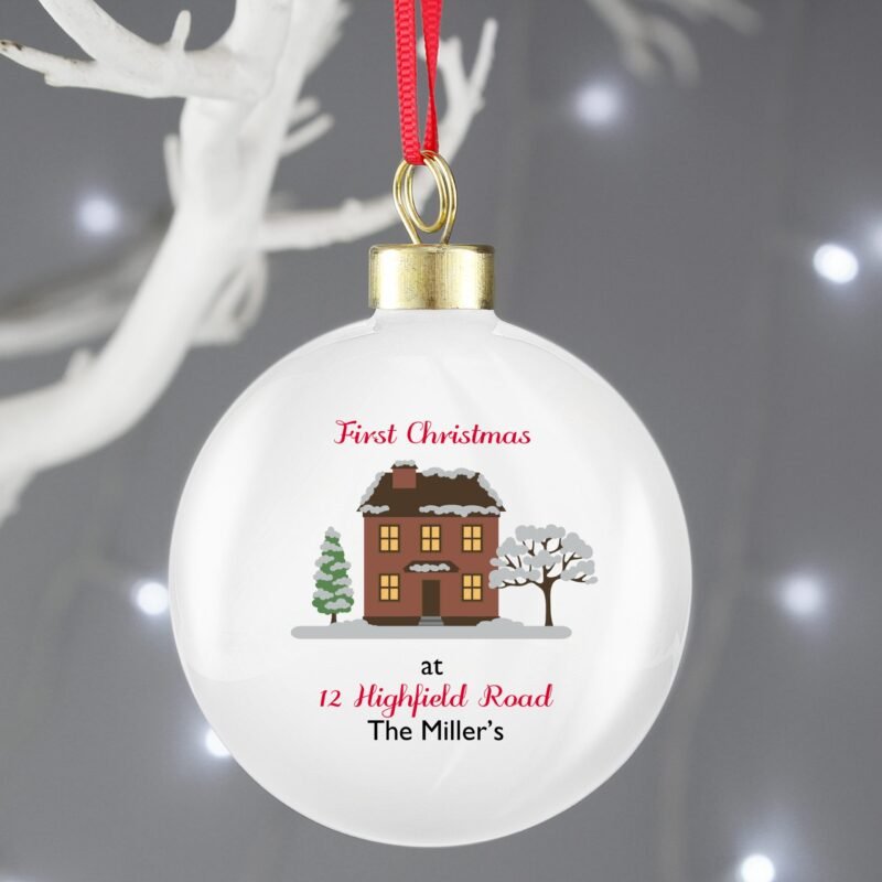 Personalised Cosy Christmas Bauble - Image 6