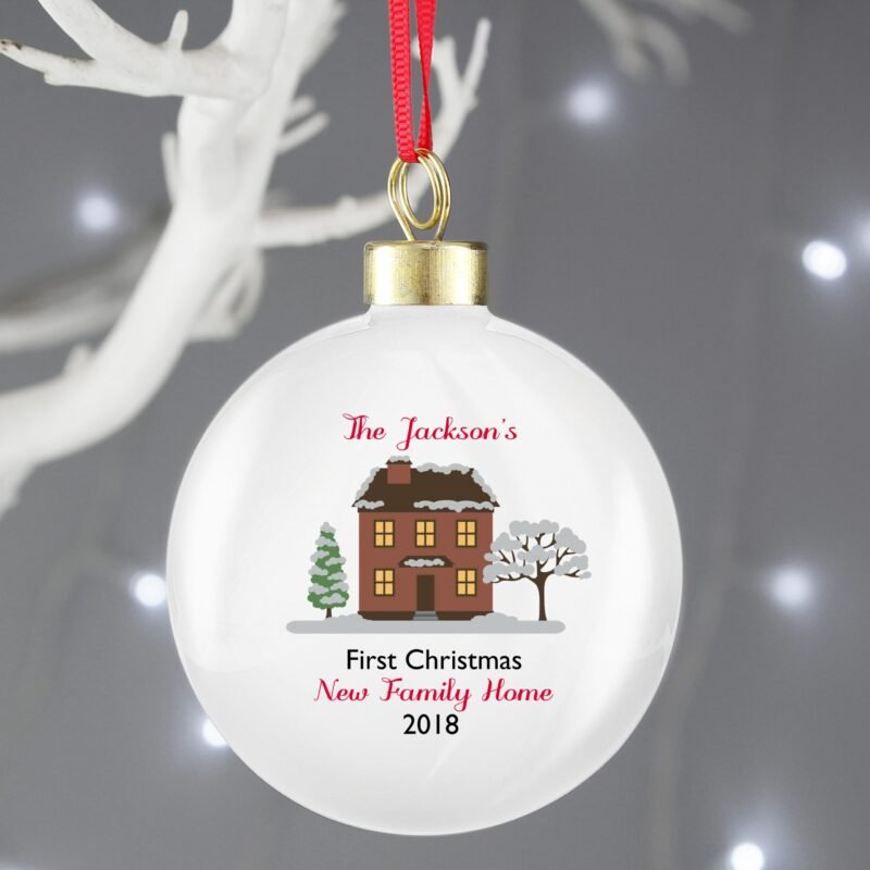 Personalised Cosy Christmas Bauble - Image 4