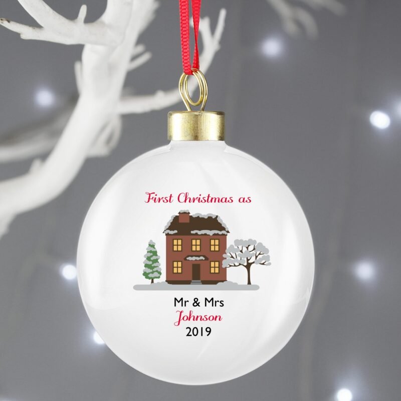 Personalised Cosy Christmas Bauble - Image 3
