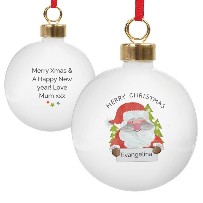 Personalised Santa Claus Bauble - Image 6