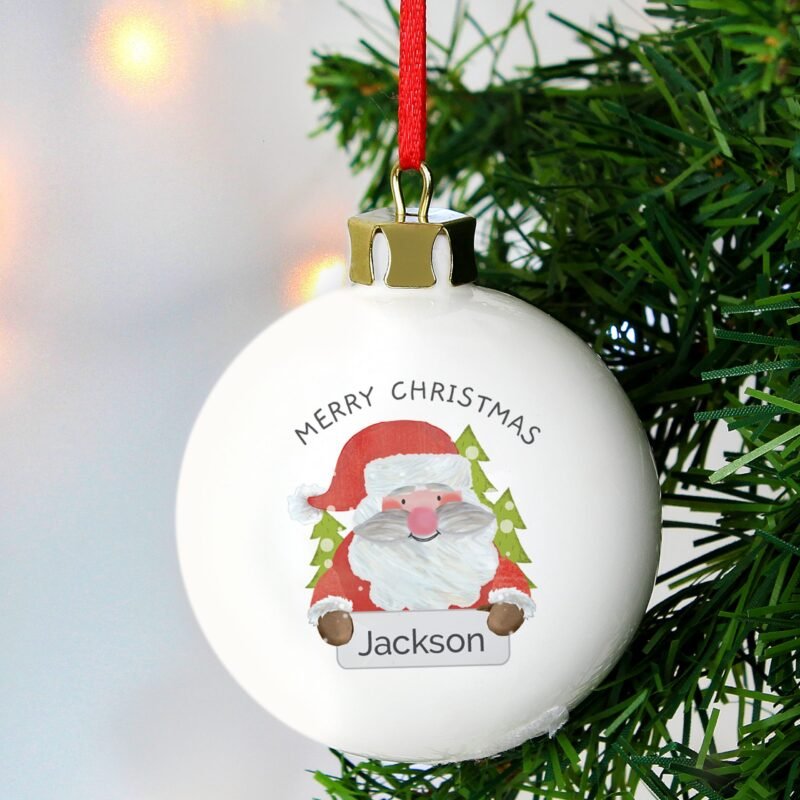 Personalised Santa Claus Bauble - Image 5