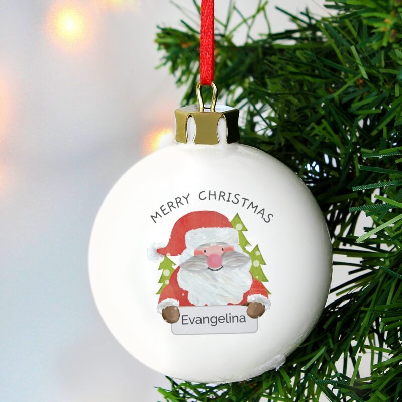 Personalised Santa Claus Bauble - Image 4