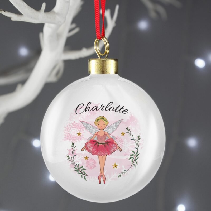 Personalised Sugar Plum Fairy Bauble - Image 5