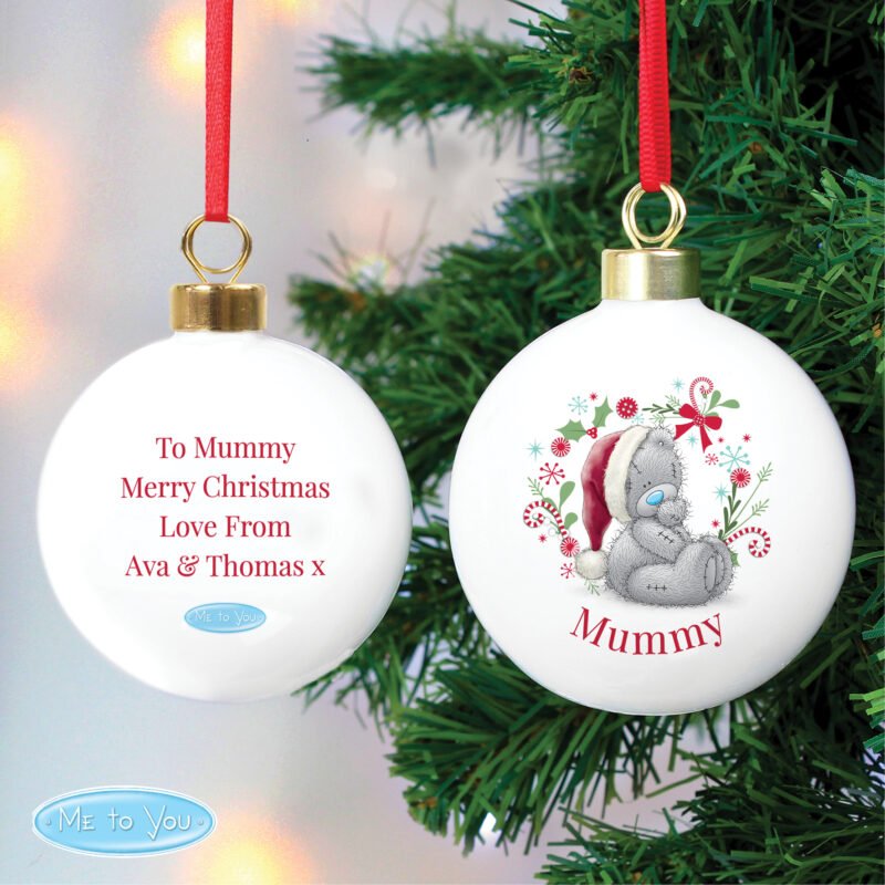 Personalised Me To You Christmas Bauble - Image 4