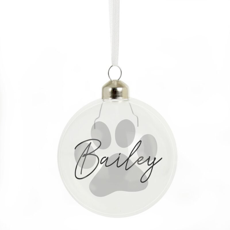 Personalised Pet Glass Bauble - Image 4