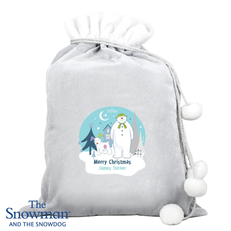The Snowman and the Snowdog Pom Pom Sack - Image 3