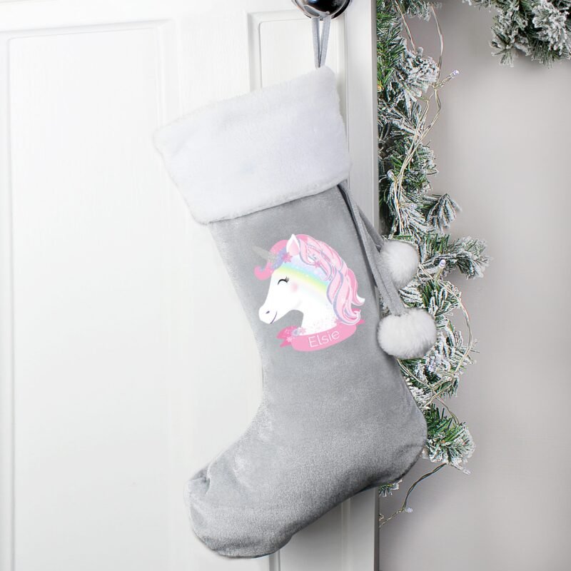 Personalised Christmas Unicorn Stocking - Image 4