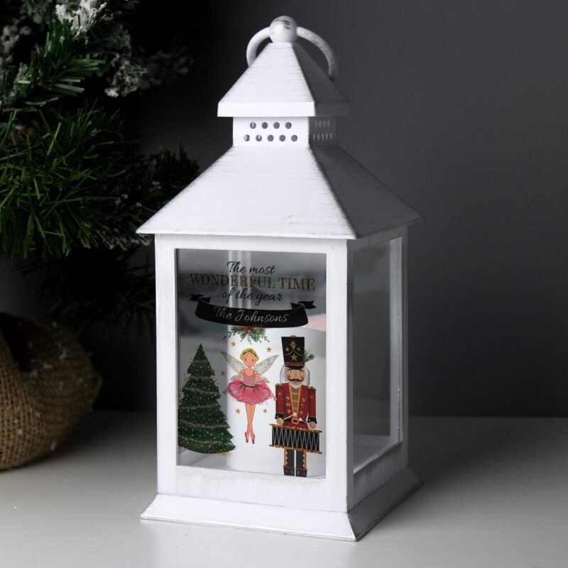 Personalised Nutcracker White Lantern - Image 4