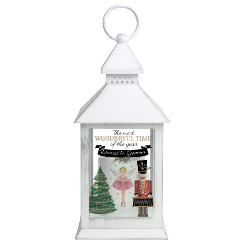 Personalised Nutcracker White Lantern - Image 6